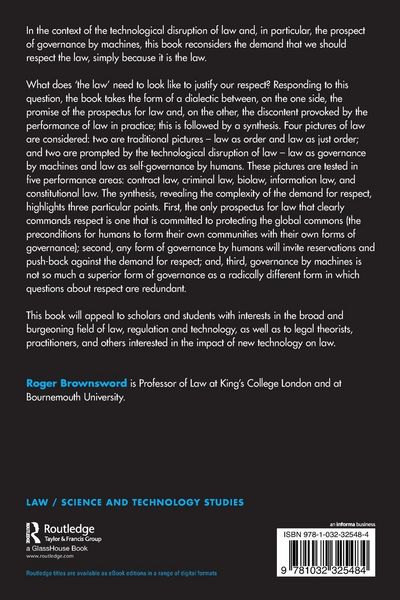 Produktbild: Technology, Governance and Respect for the Law