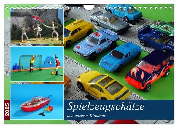 Spielzeugschätze aus unserer Kindheit (Wandkalender 2025 DIN A4 quer), CALVENDO Monatskalender