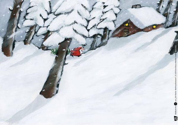 Produktbild: Der kleine Weihnachtsmann. Kamishibai Bildkartenset