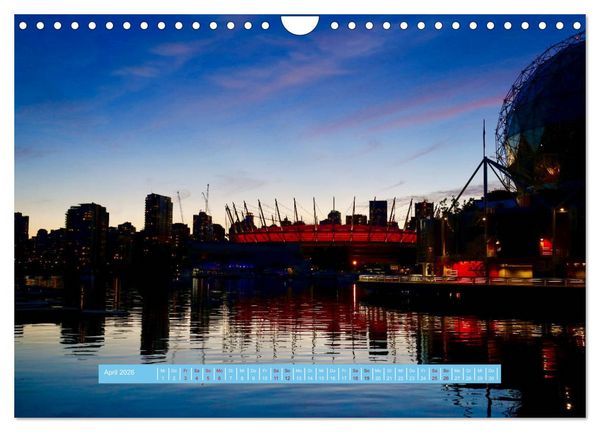 Produktbild: Vancouver - Tr&auml;umen zwischen Wolken und Meer (Wandkalender 2026 DIN A4 quer), CALVENDO Monatskalender