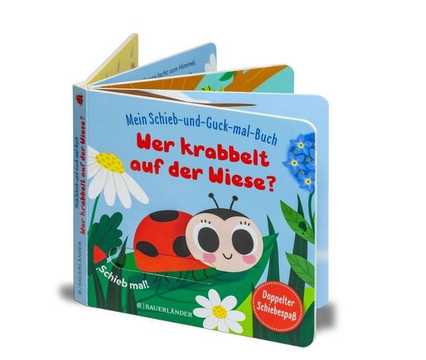 Produktbild: Mein Schieb & Guck-mal-Buch: Wer krabbelt auf der Wiese?