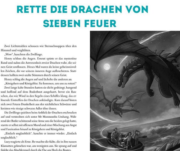Produktbild: Die geheime Drachenschule: L&ouml;se das R&auml;tsel der Zwillingsflammen