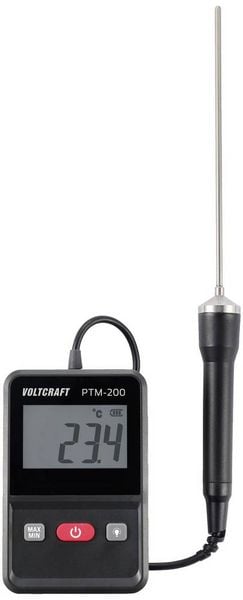 Produktbild: VOLTCRAFT PTM-200 Einstichthermometer Messbereich Temperatur -200 bis 200 &deg;C F&uuml;hler-Typ Pt1000 Kontaktmessung