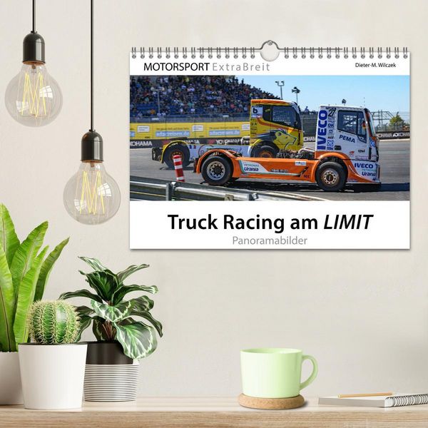 Produktbild: Truck Racing am LIMIT - Panoramabilder (Wandkalender 2026 DIN A4 quer), CALVENDO Monatskalender