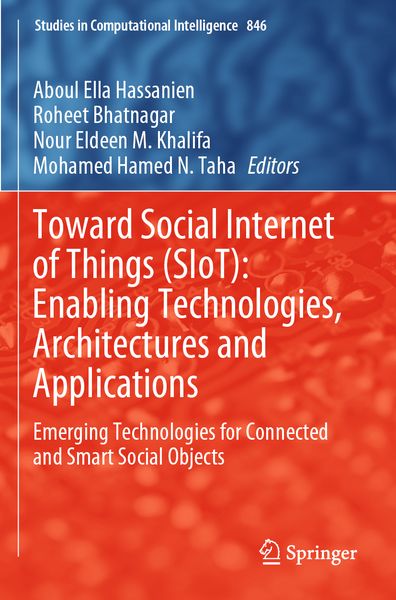 Produktbild: Toward Social Internet of Things (SIoT): Enabling Technologies, Architectures and Applications