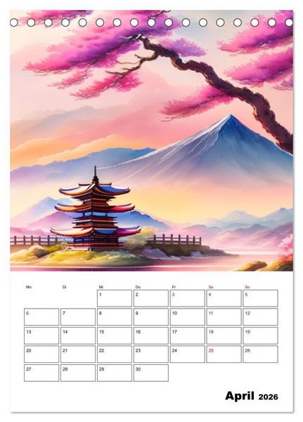 Produktbild: Sch&ouml;ne Landschaften (Tischkalender 2026 DIN A5 hoch), CALVENDO Monatskalender