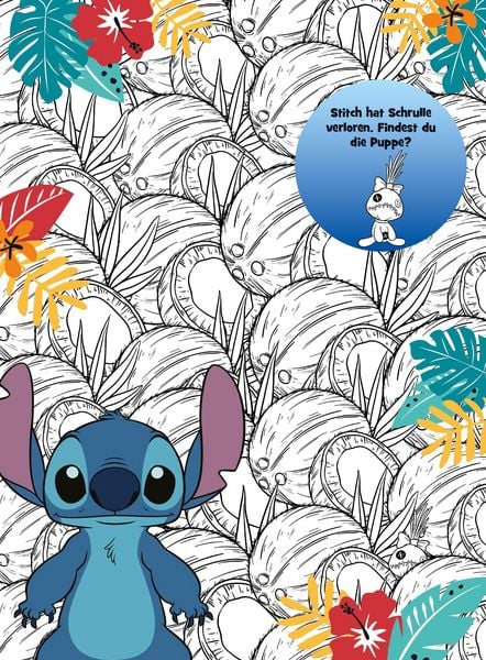 Produktbild: Disney Stitch: Mein Wimmelmalblock