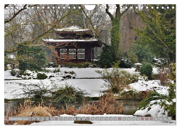 Produktbild: Fern&ouml;stlicher Zauber Japanischer Garten Leverkusen (Wandkalender 2026 DIN A4 quer), CALVENDO Monatskalender