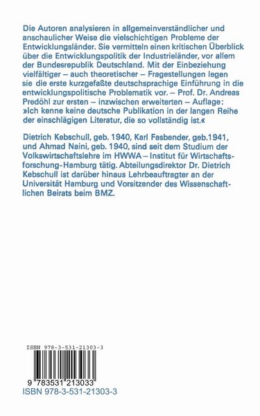 Produktbild: Entwicklungspolitik