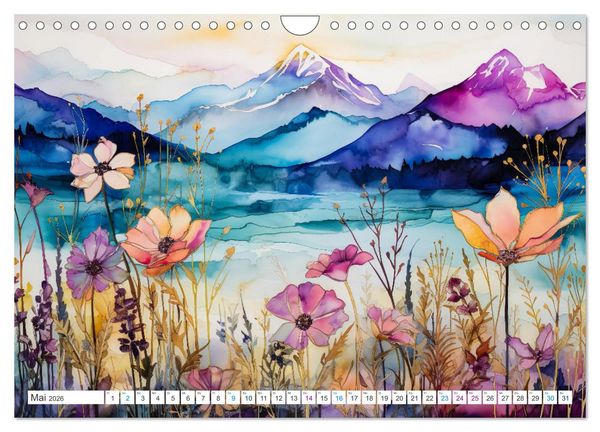 Produktbild: Farbsinfonie der Natur (Wandkalender 2026 DIN A4 quer), CALVENDO Monatskalender