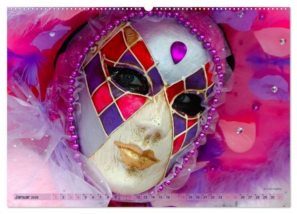 Produktbild: Magie der Masken (Wandkalender 2026 DIN A2 quer), CALVENDO Monatskalender