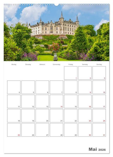 Produktbild: Schottland Impressionen - Schl&ouml;sser und Whisky (Wandkalender 2026 DIN A2 hoch), CALVENDO Monatskalender