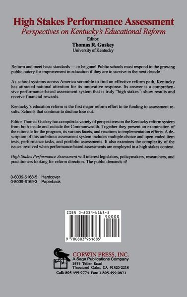 Produktbild: High Stakes Performance Assessment