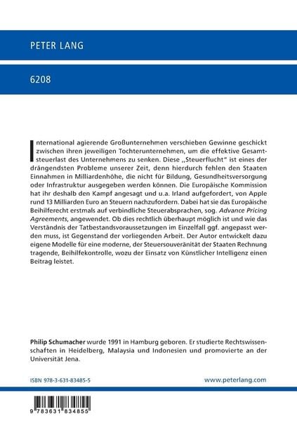 Produktbild: Europ&auml;isches Beihilferecht und Advance Pricing Agreements