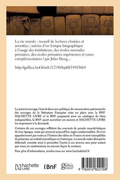 Produktbild: La vie morale