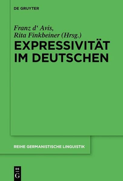 Produktbild: Expressivit&auml;t im Deutschen