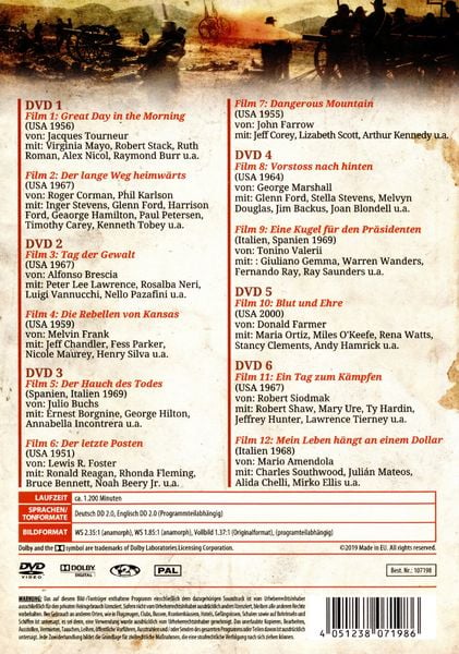 Produktbild: Amerikanischer B&uuml;rgerkrieg im Western [6 DVDs]
