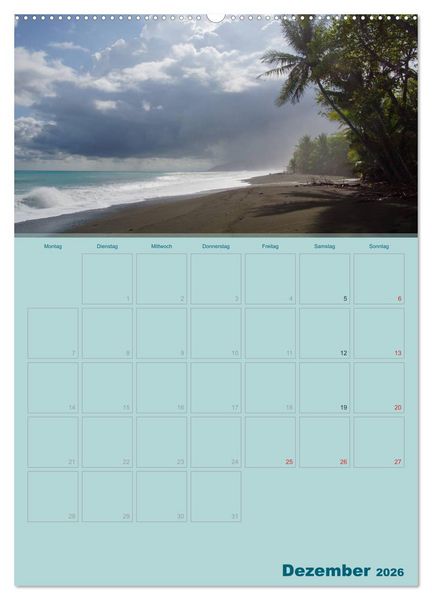 Produktbild: Karibik - Sonne, Strand und Palmen (Wandkalender 2026 DIN A2 hoch), CALVENDO Monatskalender