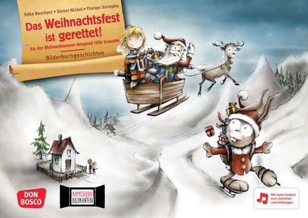 Produktbild: Das Weihnachtsfest ist gerettet! Kamishibai Bildkartenset
