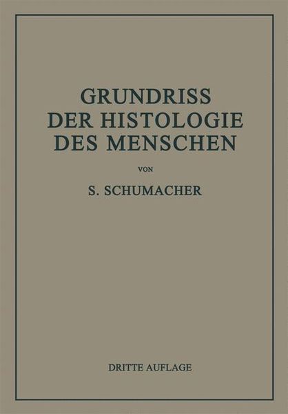 Produktbild: Grundriss der Histologie des Menschen