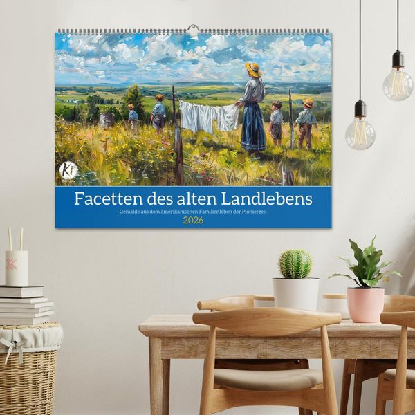 Produktbild: Facetten des alten Landlebens (Wandkalender 2026 DIN A2 quer), CALVENDO Monatskalender