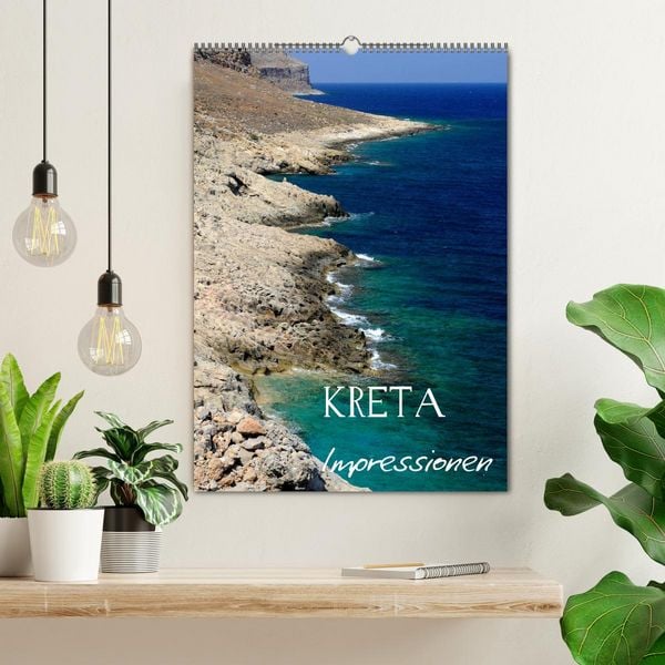 Produktbild: Kreta Impressionen (Wandkalender 2026 DIN A2 hoch), CALVENDO Monatskalender