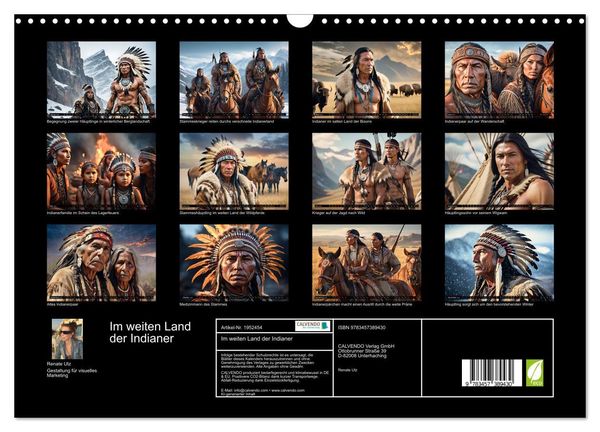 Produktbild: Im weiten Land der Indianer (Wandkalender 2026 DIN A3 quer), CALVENDO Monatskalender