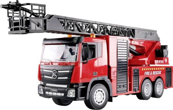 Amewi Feuerwehr Drehleiter 1:18 RC Funktionsmodell Einsatzfahrzeug