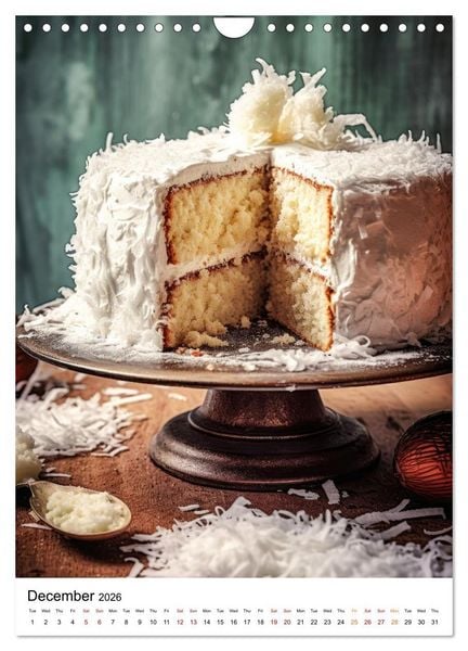 Produktbild: Cake Heaven (Wall Calendar 2026 DIN A4 portrait), CALVENDO 12 Month Wall Calendar
