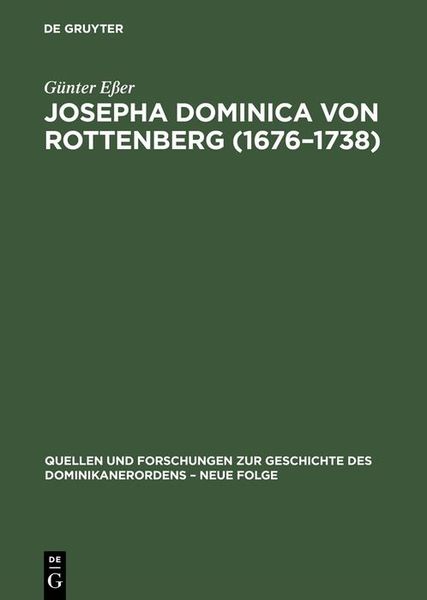 Produktbild: Josepha Dominica von Rottenberg (1676-1738)