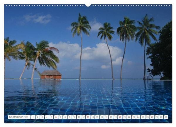 Produktbild: Malediven - Traumstr&auml;nde im Paradies (hochwertiger Premium Wandkalender 2026 DIN A2 quer), Kunstdruck in Hochglanz