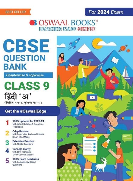 Produktbild: Oswaal CBSE Chapterwise & Topicwise Question Bank Class 9 Hindi A Book (For 2023-24 Exam)