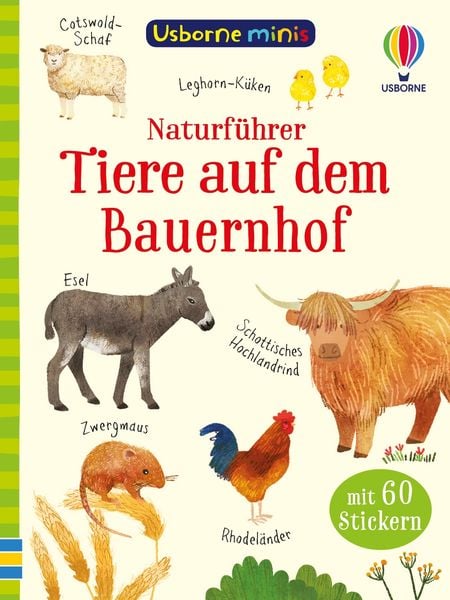 Produktbild: Usborne Minis Naturf&uuml;hrer: Tiere auf dem Bauernhof