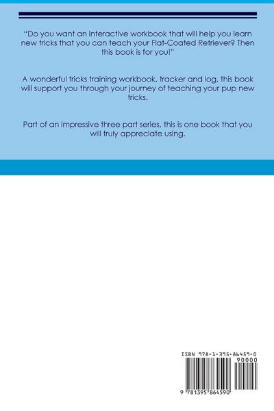 Produktbild: Flat-Coated Retriever Tricks Training Flat-Coated Retriever Tricks & Games Training Tracker & Workbook. Includes