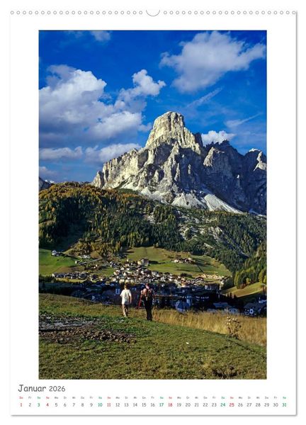 Produktbild: S&uuml;dtirol und Dolomiten (Wandkalender 2026 DIN A2 hoch), CALVENDO Monatskalender