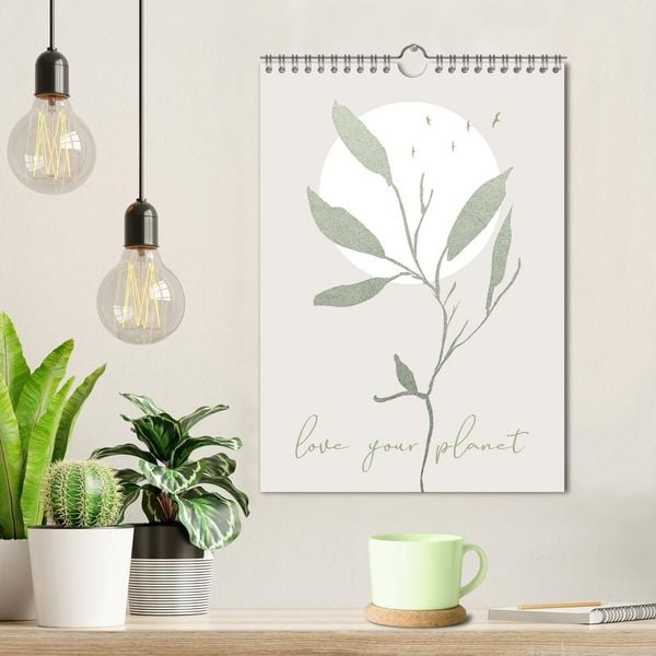 Produktbild: Love your planet (Wall Calendar 2026 DIN A4 portrait), CALVENDO 12 Month Wall Calendar