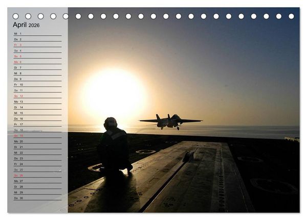 Produktbild: Kampfjets. U.S. Aircraft (Tischkalender 2026 DIN A5 quer), CALVENDO Monatskalender