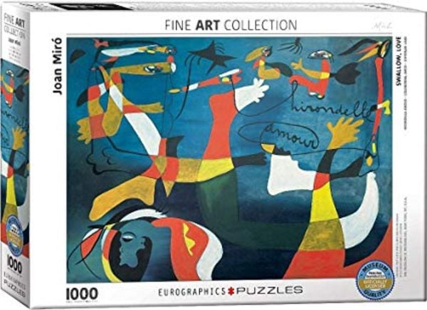 Eurographics 6000-0859 - Schwalbe Liebe von Joan Miró , Puzzle, 1.000 Teile