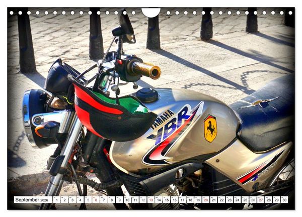 Produktbild: Zweirad Nostalgie - YAMAHA in Kuba (Wandkalender 2026 DIN A4 quer), CALVENDO Monatskalender