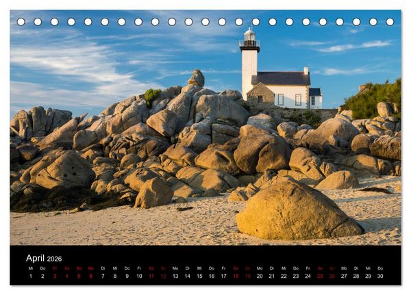 Produktbild: Sehnsucht Bretagne (Tischkalender 2026 DIN A5 quer), CALVENDO Monatskalender