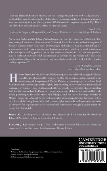 Produktbild: Human Rights and the Ethics of Globalization