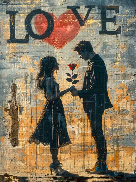 Produktbild: CALVENDO Puzzle Falling in love | 2000 Teile Lege-Gr&ouml;&szlig;e 90x67cm Foto-Puzzle f&uuml;r gl&uuml;ckliche Stunden