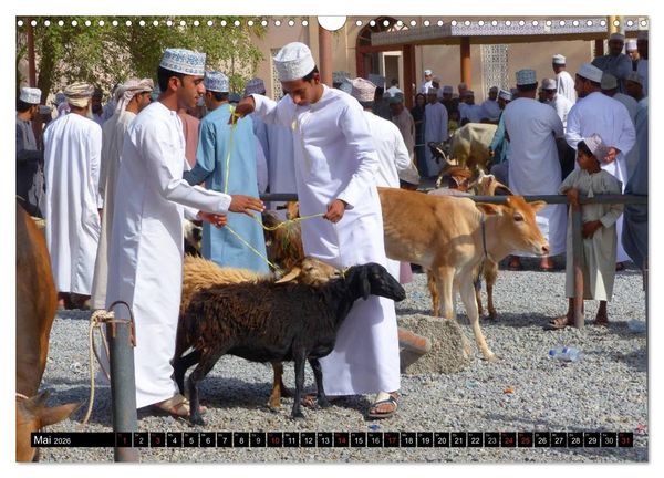 Produktbild: Faszinierendes Reiseland Oman (Wandkalender 2026 DIN A3 quer), CALVENDO Monatskalender