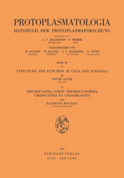 Produktbild: Structure and Function in Cilia and Flagella / Trichocystes, Corps Trichocysto&iuml;des, Cnidocystes et Colloblastes