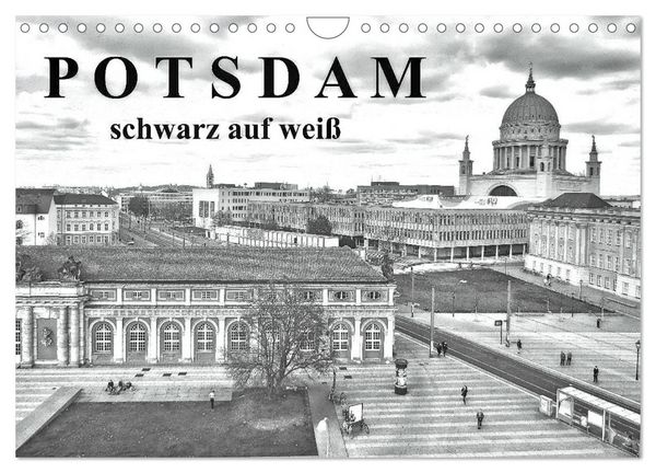 Produktbild: Potsdam schwarz auf wei&szlig; (Wandkalender 2026 DIN A4 quer), CALVENDO Monatskalender