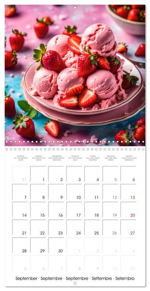 Produktbild: Dessert dreams (Wall Calendar 2026 12 &times; 12 Inch) CALVENDO 12 Month Wall Calendar