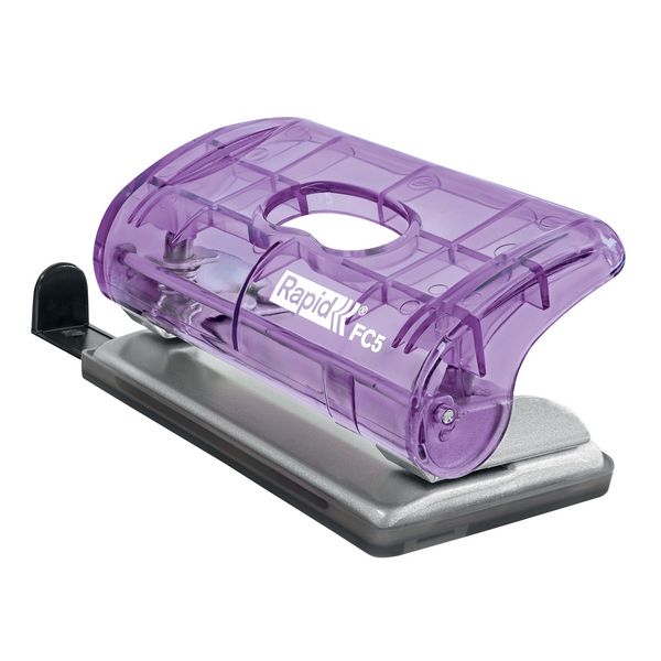 Produktbild: LEITZ Locher Rapid Colour'Breeze FC5 bis 10 Blatt transparent lavendel