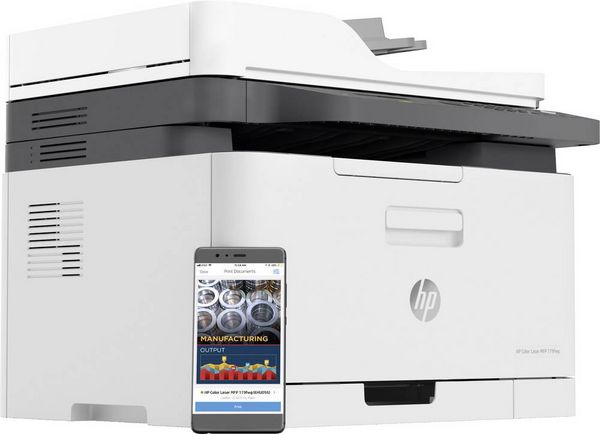 Produktbild: HP Color Laser MFP 179fwg Multifunktionsdrucker Laser Farbe A4 Drucker, Scanner, Kopierer, Fax LAN, WLAN, ADF