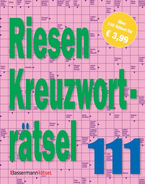 Produktbild: Riesen-Kreuzwortr&auml;tsel 111