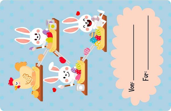Produktbild: Meine Sticker + Karten + Box - Ostern